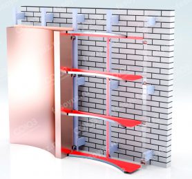 Объемные фасадные панели