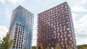 Вентилируемый фасад жилого комплекса: г. Москва, ЖК LIFE-Кутузовский