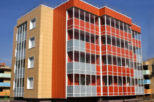 Комплекс жилых домов: применение вентилируемого фасада в Балашихе