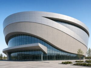 Навесные фасады спортивных арен Минска: аэродинамика и устойчивость к ветровым порывам